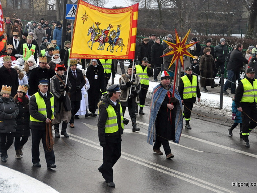 Orszak Trzech Króli - po raz drugi - na ulicach Biłgoraja (FOTO, VIDEO)