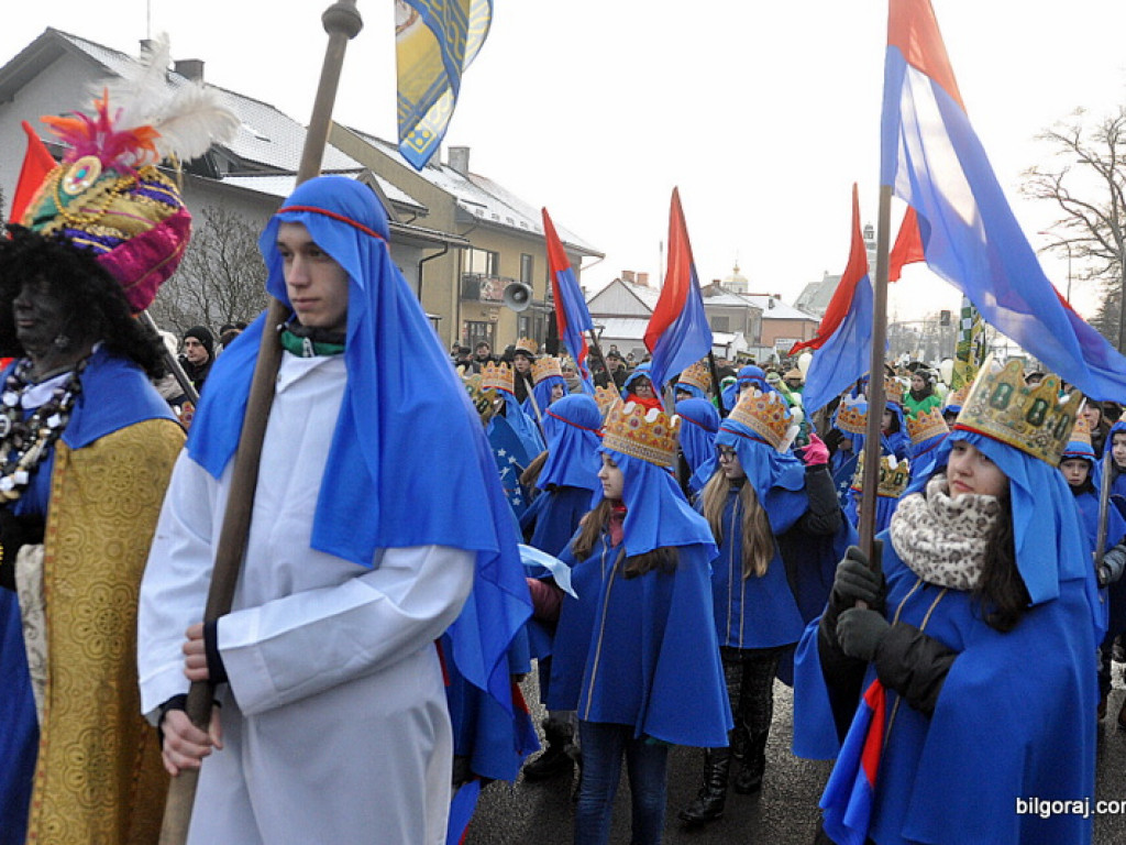 Orszak Trzech Króli - po raz drugi - na ulicach Biłgoraja (FOTO, VIDEO)