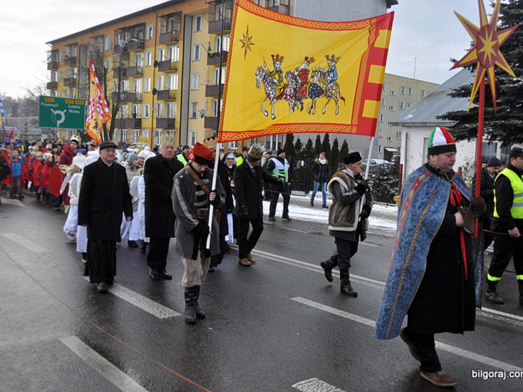 Orszak Trzech Króli - po raz drugi - na ulicach Biłgoraja (FOTO, VIDEO)