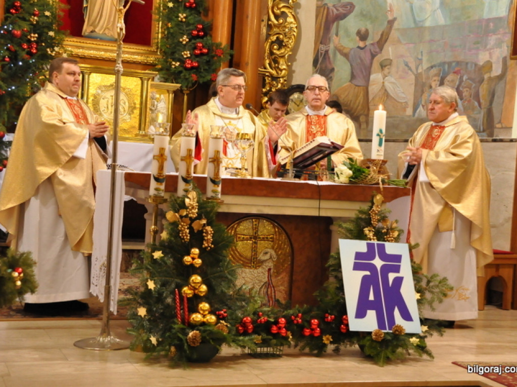 Diecezjalne spotkanie opłatkowe Akcji Katolickiej w Biłgoraju (FOTO)