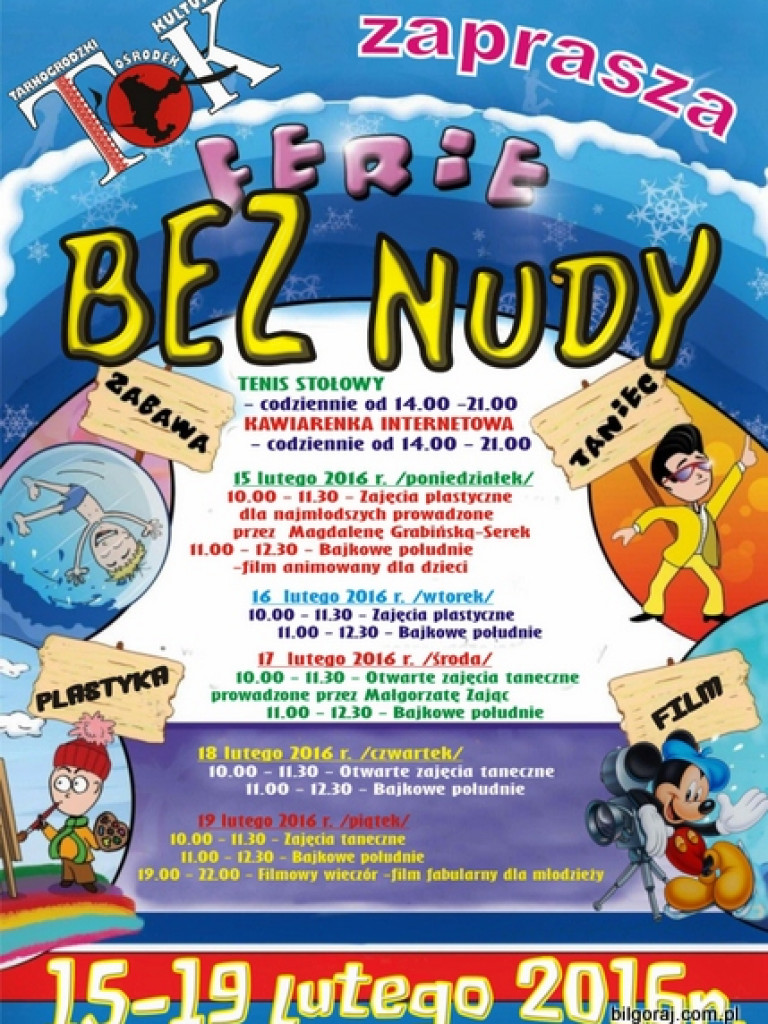 Ferie 2016, czyli jakie atrakcje dla dzieci i młodzieży