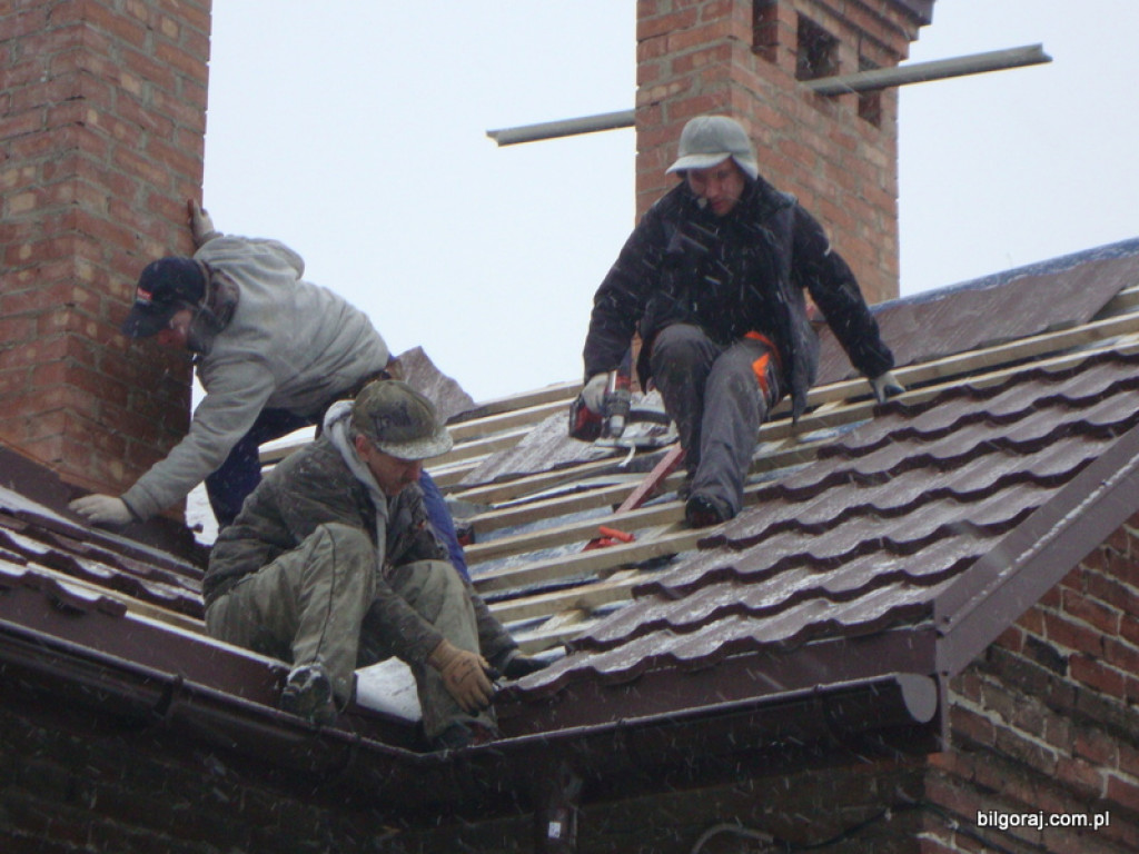 Biłgorajscy dekarze pomagali na Ukrainie (FOTO)