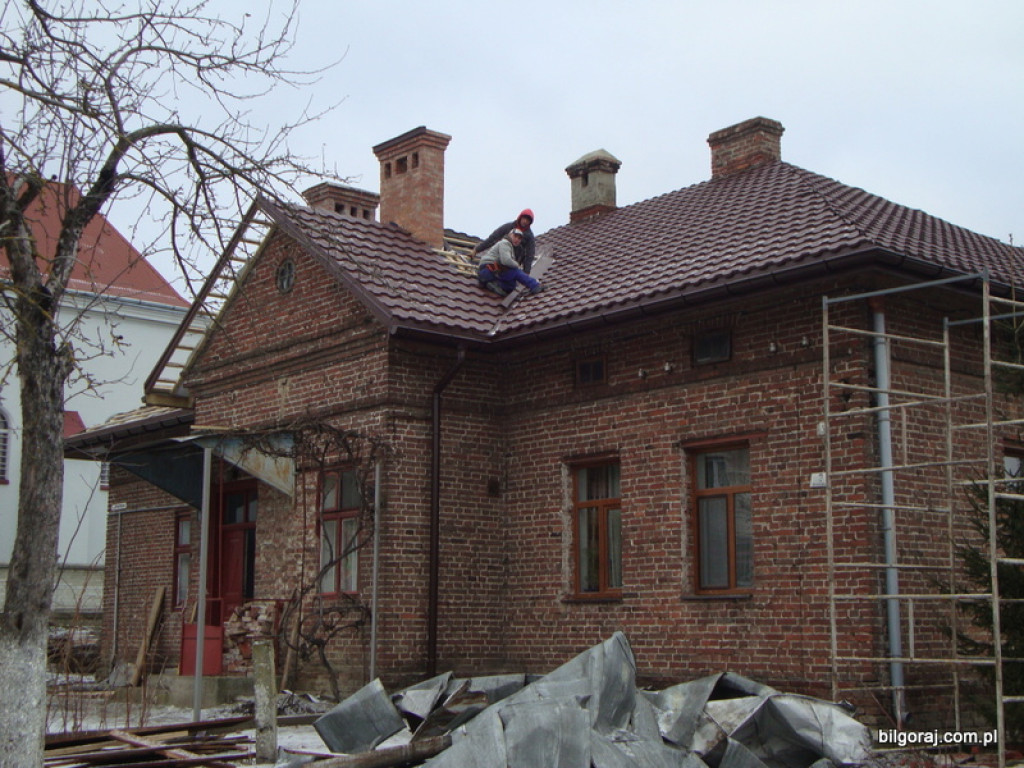 Biłgorajscy dekarze pomagali na Ukrainie (FOTO)