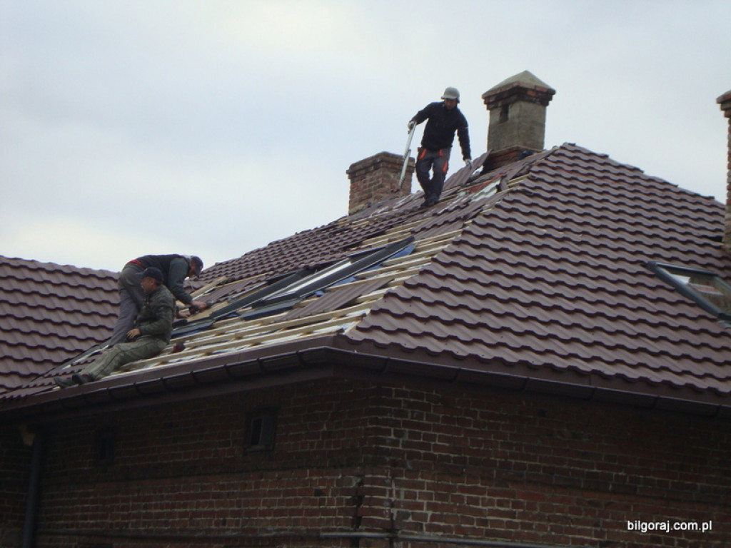 Biłgorajscy dekarze pomagali na Ukrainie (FOTO)