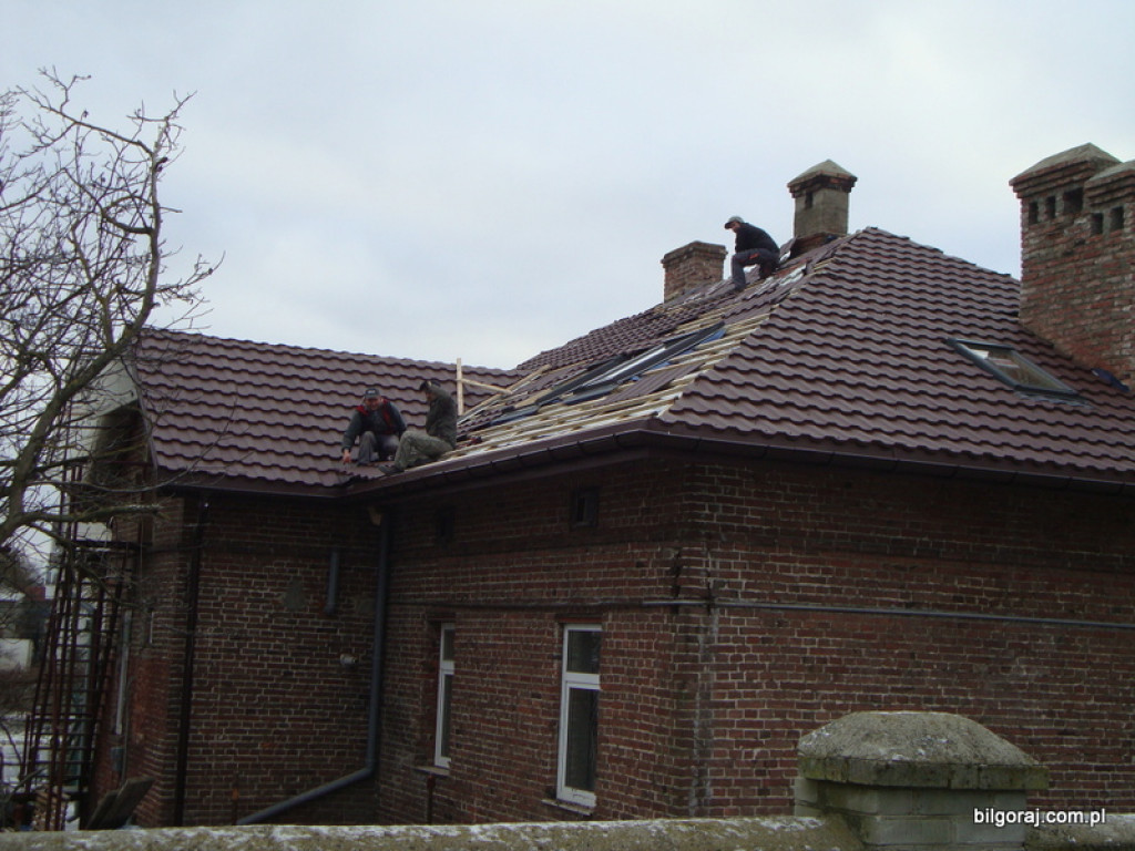 Biłgorajscy dekarze pomagali na Ukrainie (FOTO)