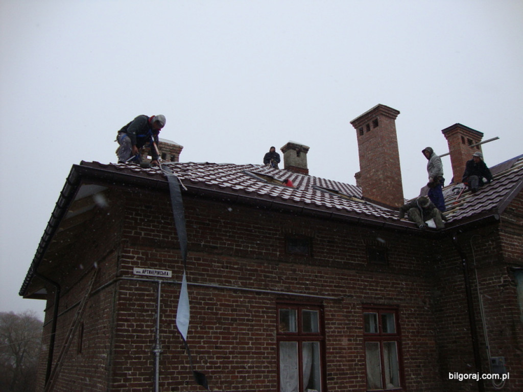 Biłgorajscy dekarze pomagali na Ukrainie (FOTO)