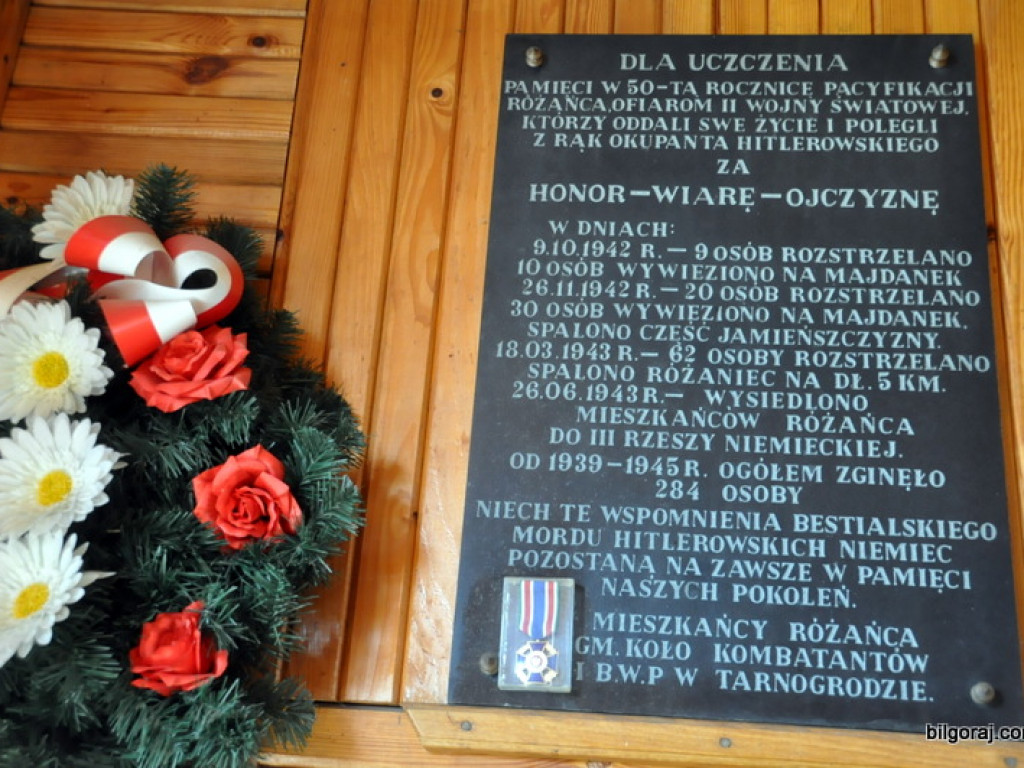 73. rocznica pacyfikacji Różańca (FOTO)