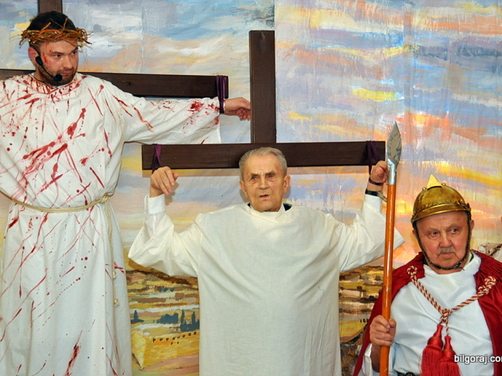 Misterium Męki Pańskiej w DPS dla Kombatantów (FOTO)