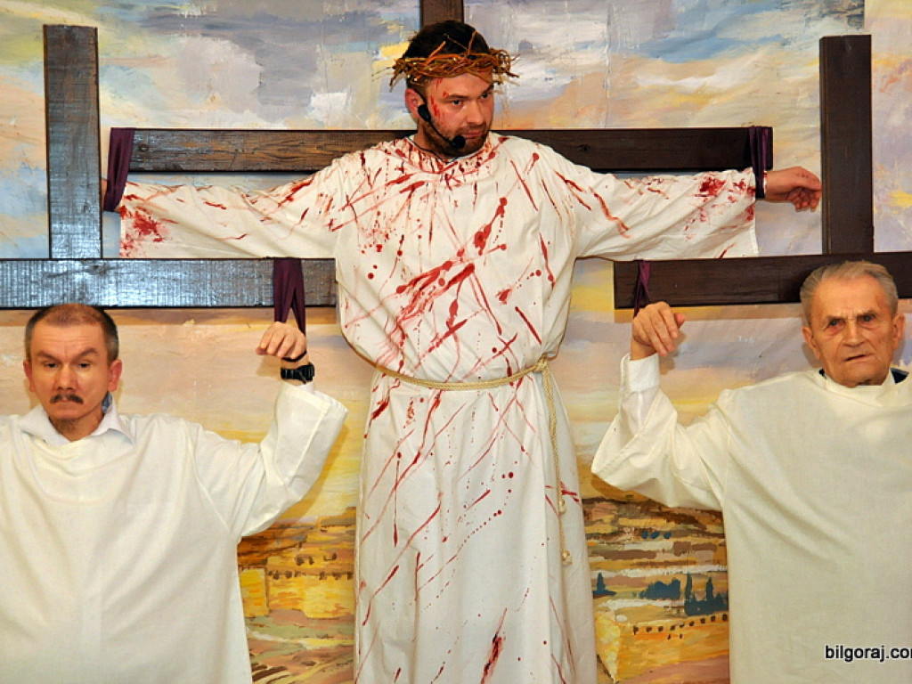 Misterium Męki Pańskiej w DPS dla Kombatantów (FOTO)