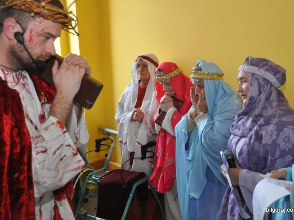 Misterium Męki Pańskiej w DPS dla Kombatantów (FOTO)