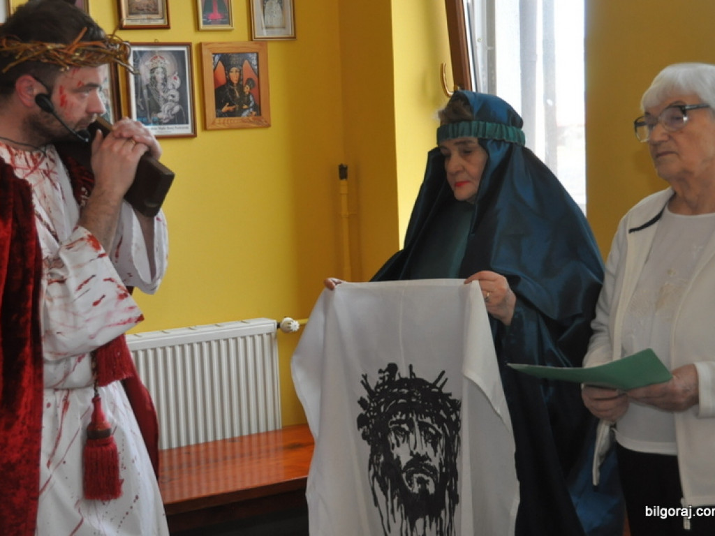 Misterium Męki Pańskiej w DPS dla Kombatantów (FOTO)