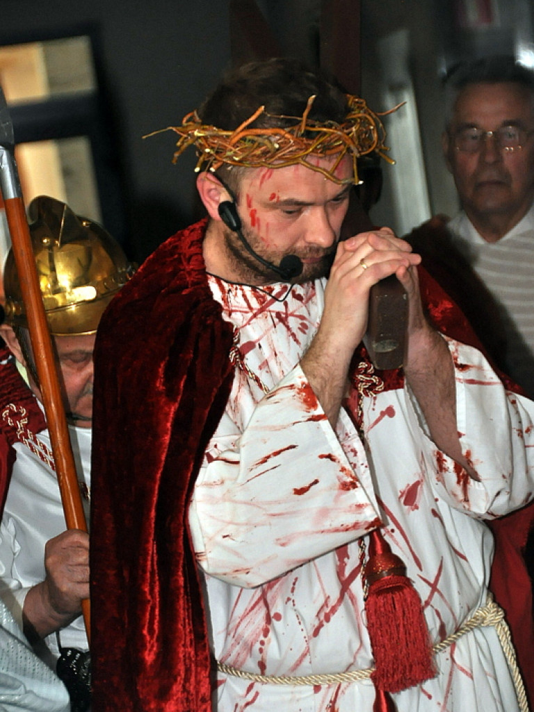 Misterium Męki Pańskiej w DPS dla Kombatantów (FOTO)