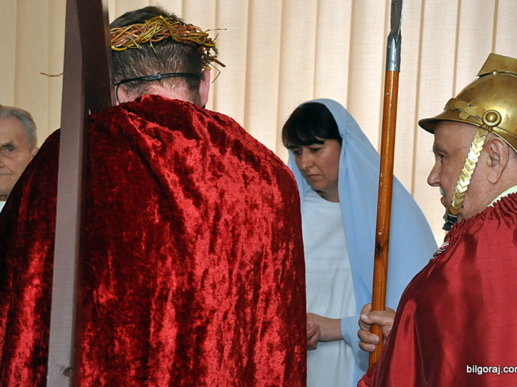 Misterium Męki Pańskiej w DPS dla Kombatantów (FOTO)