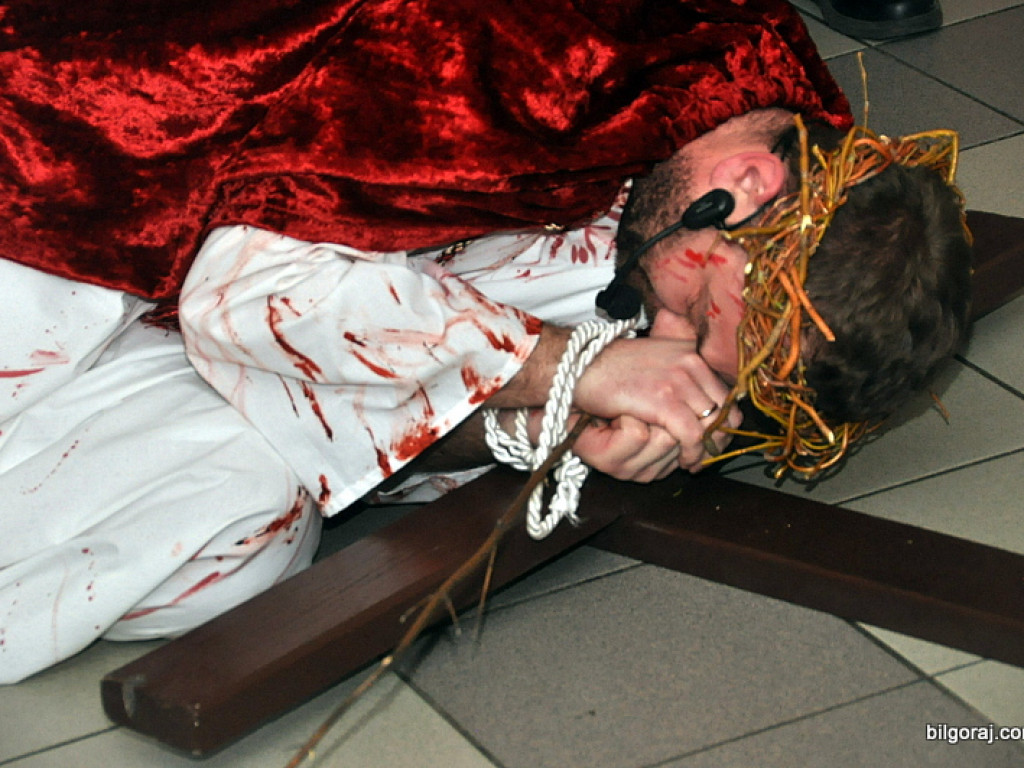 Misterium Męki Pańskiej w DPS dla Kombatantów (FOTO)