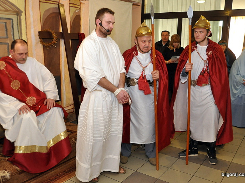 Misterium Męki Pańskiej w DPS dla Kombatantów (FOTO)