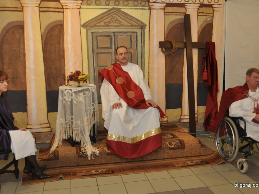 Misterium Męki Pańskiej w DPS dla Kombatantów (FOTO)