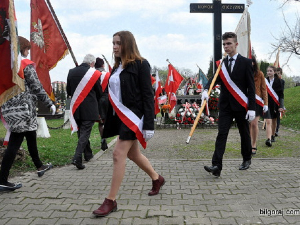 76. rocznica Zbrodni Katyńskiej - powiatowe obchody w Biłgoraju (FOTO, AUDIO)