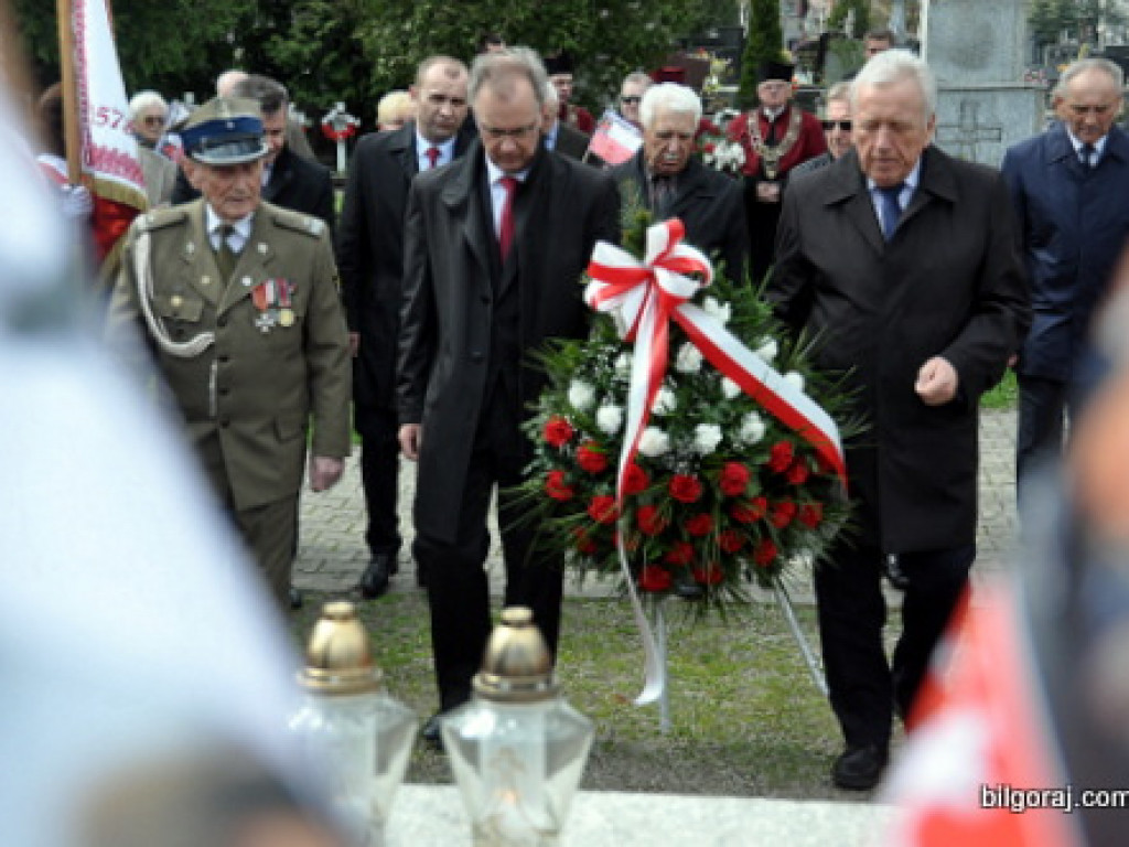 76. rocznica Zbrodni Katyńskiej - powiatowe obchody w Biłgoraju (FOTO, AUDIO)