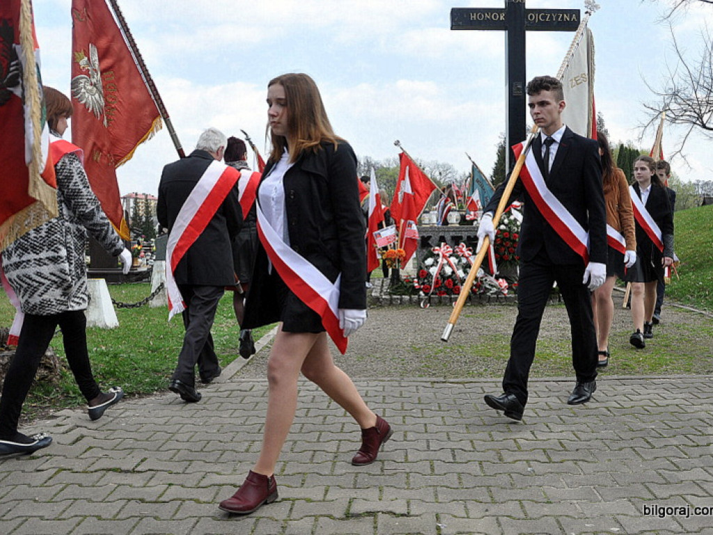 76. rocznica Zbrodni Katyńskiej - powiatowe obchody w Biłgoraju (FOTO, AUDIO)