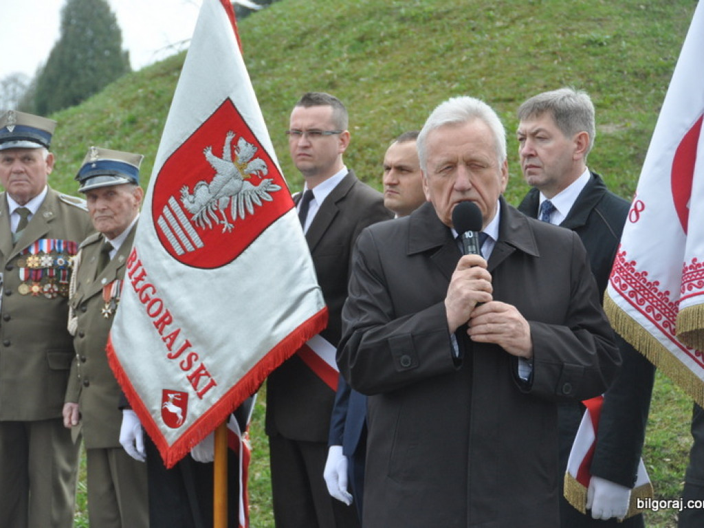 76. rocznica Zbrodni Katyńskiej - powiatowe obchody w Biłgoraju (FOTO, AUDIO)