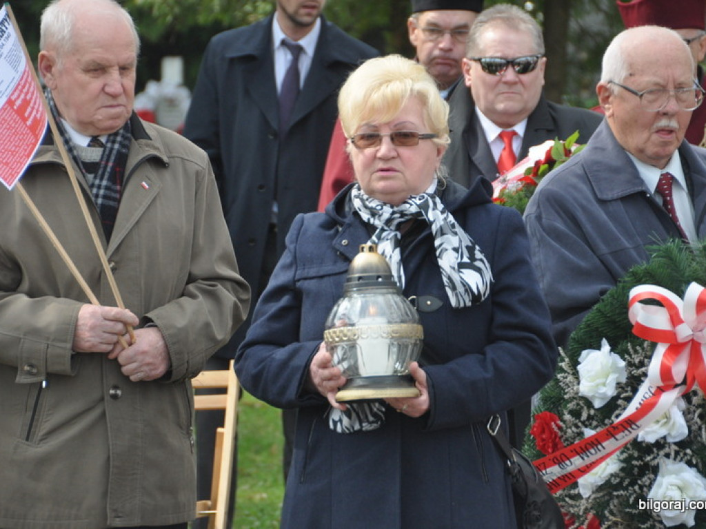 76. rocznica Zbrodni Katyńskiej - powiatowe obchody w Biłgoraju (FOTO, AUDIO)