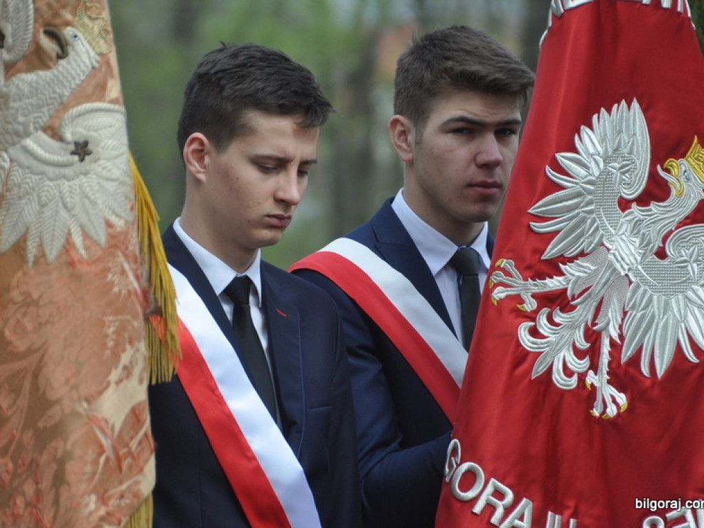 76. rocznica Zbrodni Katyńskiej - powiatowe obchody w Biłgoraju (FOTO, AUDIO)