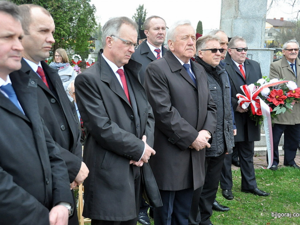76. rocznica Zbrodni Katyńskiej - powiatowe obchody w Biłgoraju (FOTO, AUDIO)