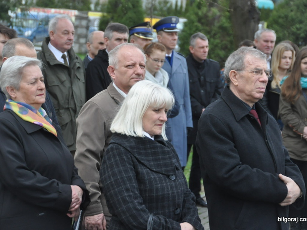 76. rocznica Zbrodni Katyńskiej - powiatowe obchody w Biłgoraju (FOTO, AUDIO)