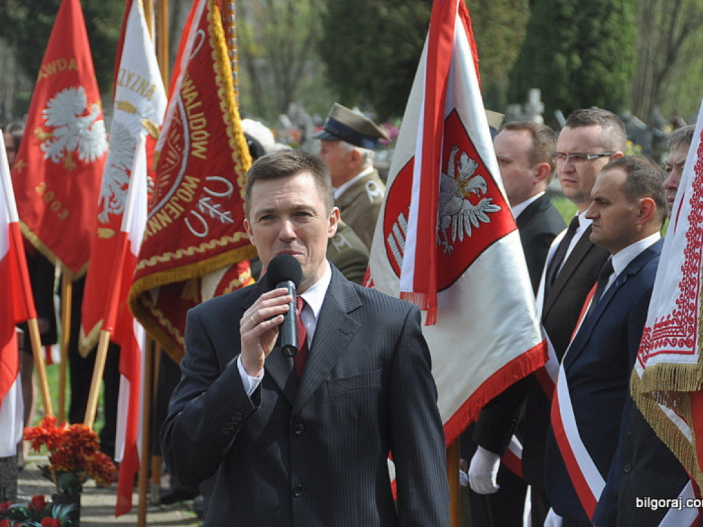 76. rocznica Zbrodni Katyńskiej - powiatowe obchody w Biłgoraju (FOTO, AUDIO)