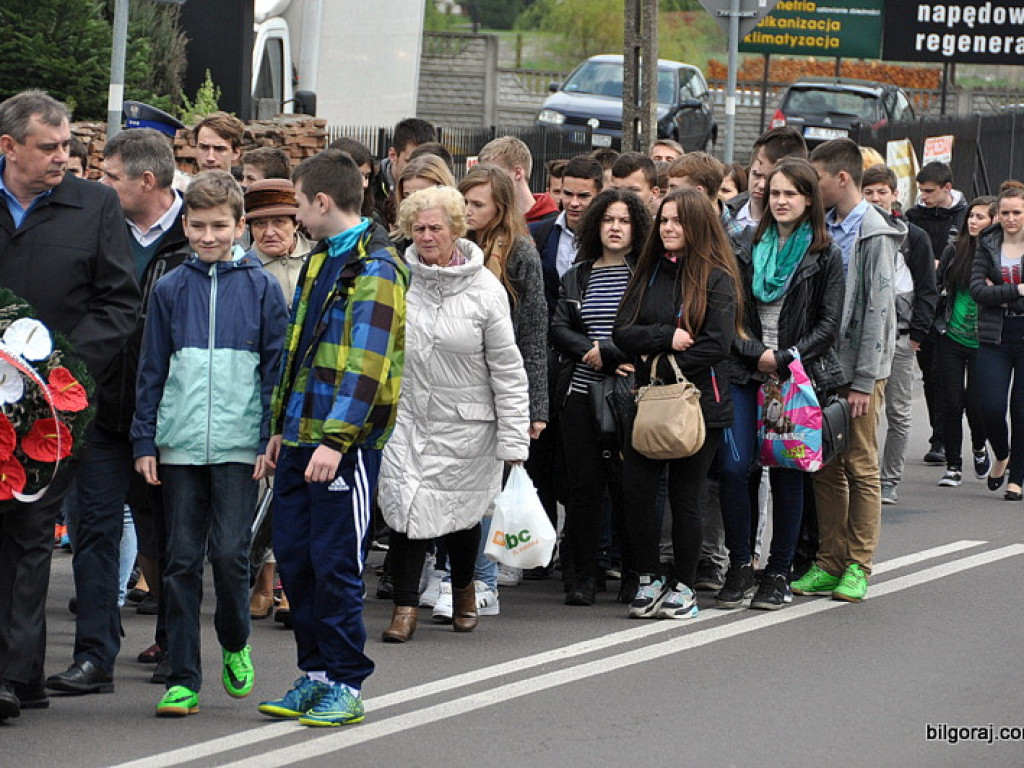 76. rocznica Zbrodni Katyńskiej - powiatowe obchody w Biłgoraju (FOTO, AUDIO)