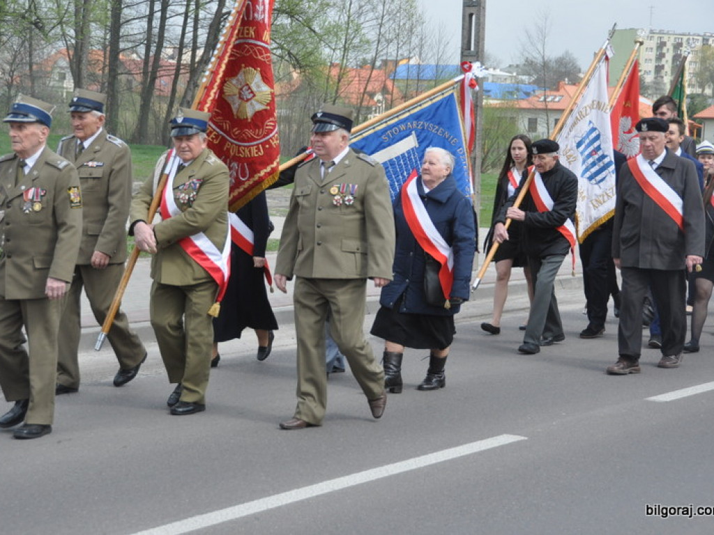 76. rocznica Zbrodni Katyńskiej - powiatowe obchody w Biłgoraju (FOTO, AUDIO)