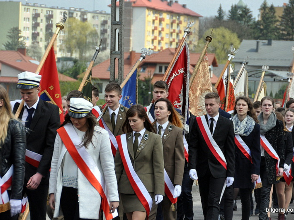 76. rocznica Zbrodni Katyńskiej - powiatowe obchody w Biłgoraju (FOTO, AUDIO)