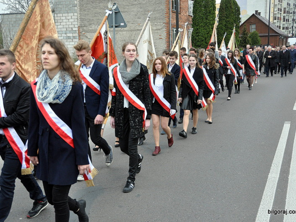 76. rocznica Zbrodni Katyńskiej - powiatowe obchody w Biłgoraju (FOTO, AUDIO)