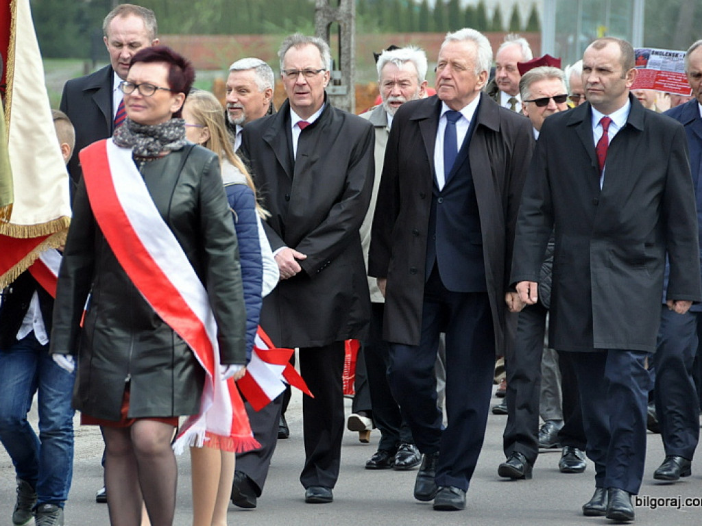 76. rocznica Zbrodni Katyńskiej - powiatowe obchody w Biłgoraju (FOTO, AUDIO)