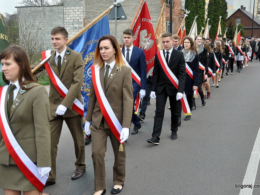 76. rocznica Zbrodni Katyńskiej - powiatowe obchody w Biłgoraju (FOTO, AUDIO)