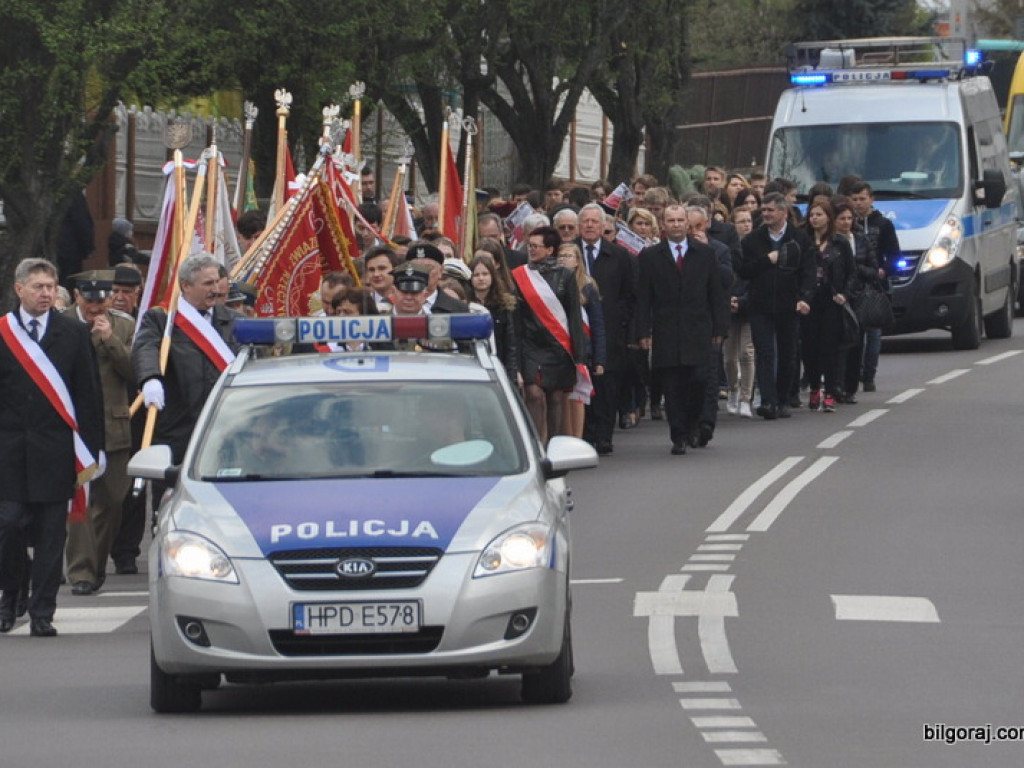 76. rocznica Zbrodni Katyńskiej - powiatowe obchody w Biłgoraju (FOTO, AUDIO)