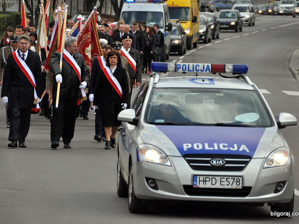 76. rocznica Zbrodni Katyńskiej - powiatowe obchody w Biłgoraju (FOTO, AUDIO)