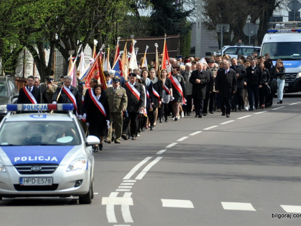 76. rocznica Zbrodni Katyńskiej - powiatowe obchody w Biłgoraju (FOTO, AUDIO)
