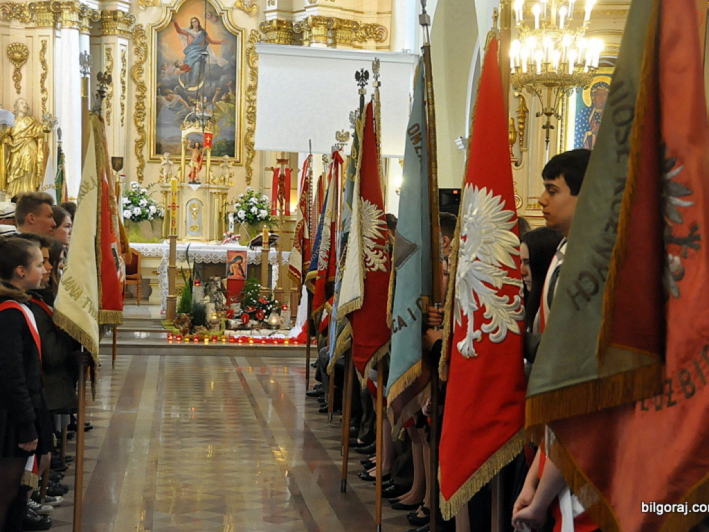 76. rocznica Zbrodni Katyńskiej - powiatowe obchody w Biłgoraju (FOTO, AUDIO)