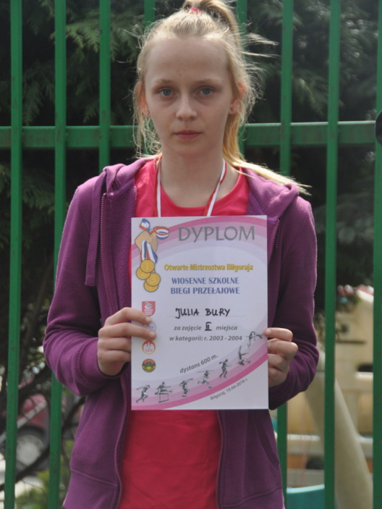 Wiosenne Szkolne Biegi Przełajowe - Biłgoraj 2016 (WYNIKI)