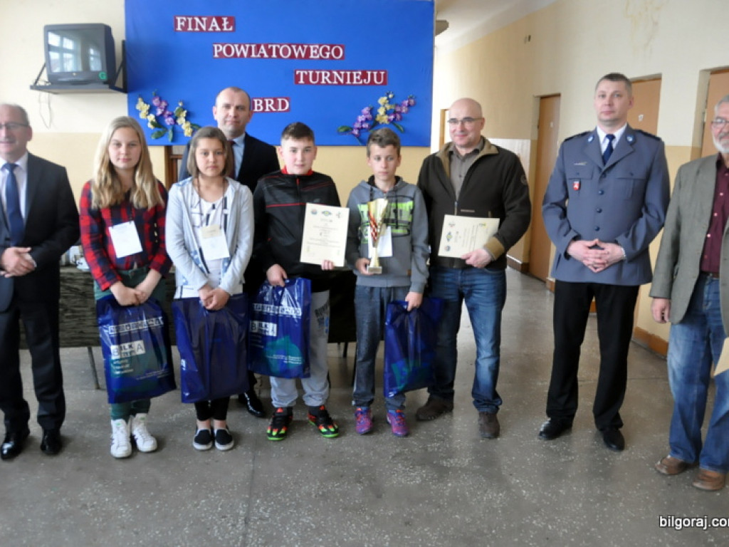 Powiatowy Turniej BRD dla szkół podstawowych (FOTO, WYNIKI)