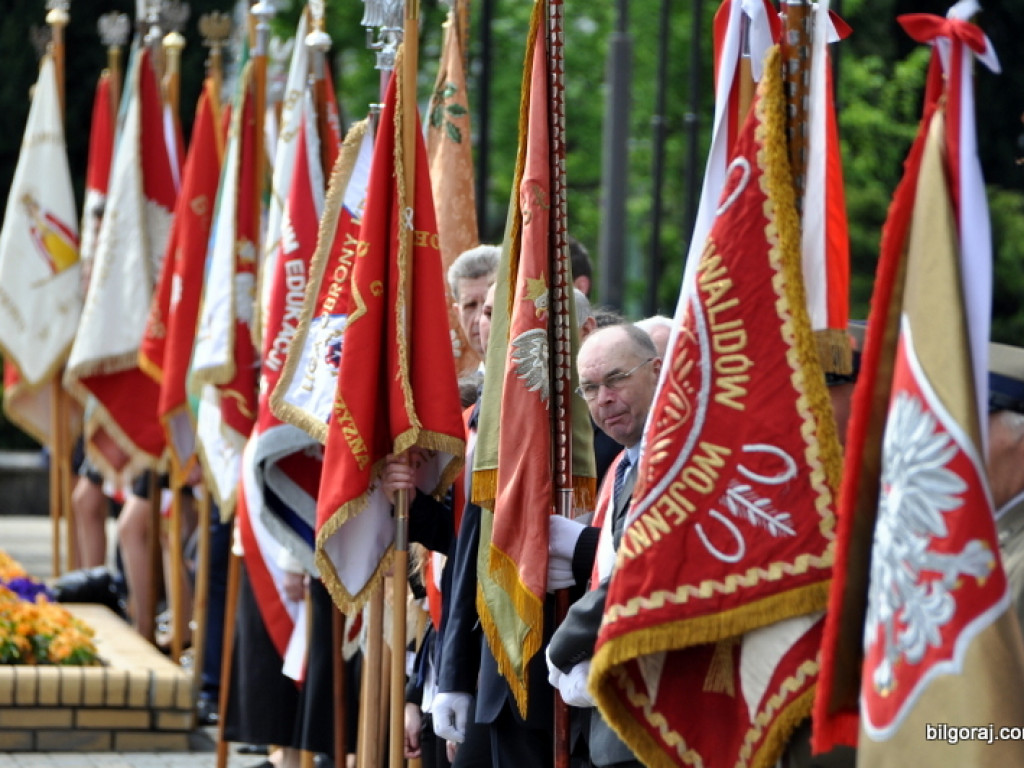 Biłgoraj: 225. rocznica uchwalenia Konstytucji 3 Maja (FOTO, AUDIO)