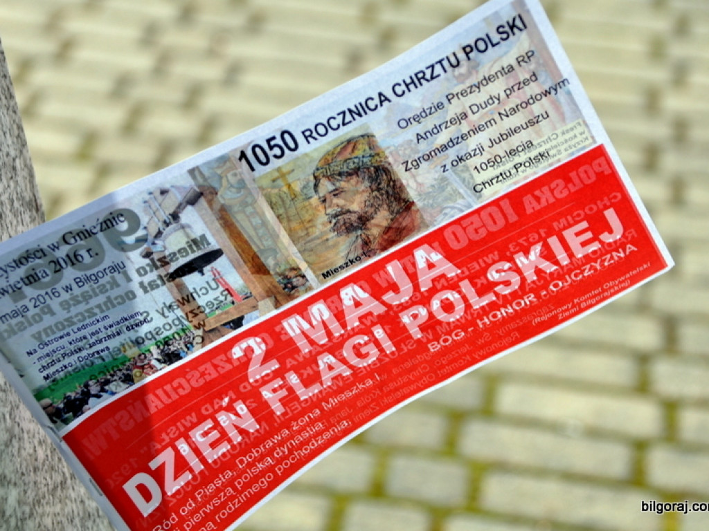 Biłgoraj: 225. rocznica uchwalenia Konstytucji 3 Maja (FOTO, AUDIO)