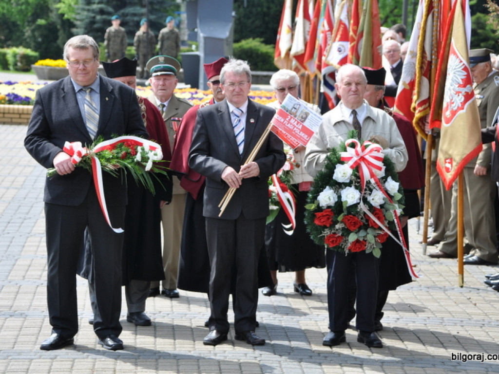 Biłgoraj: 225. rocznica uchwalenia Konstytucji 3 Maja (FOTO, AUDIO)
