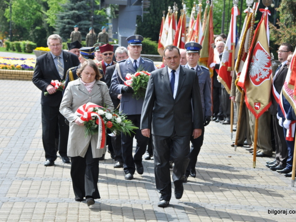 Biłgoraj: 225. rocznica uchwalenia Konstytucji 3 Maja (FOTO, AUDIO)