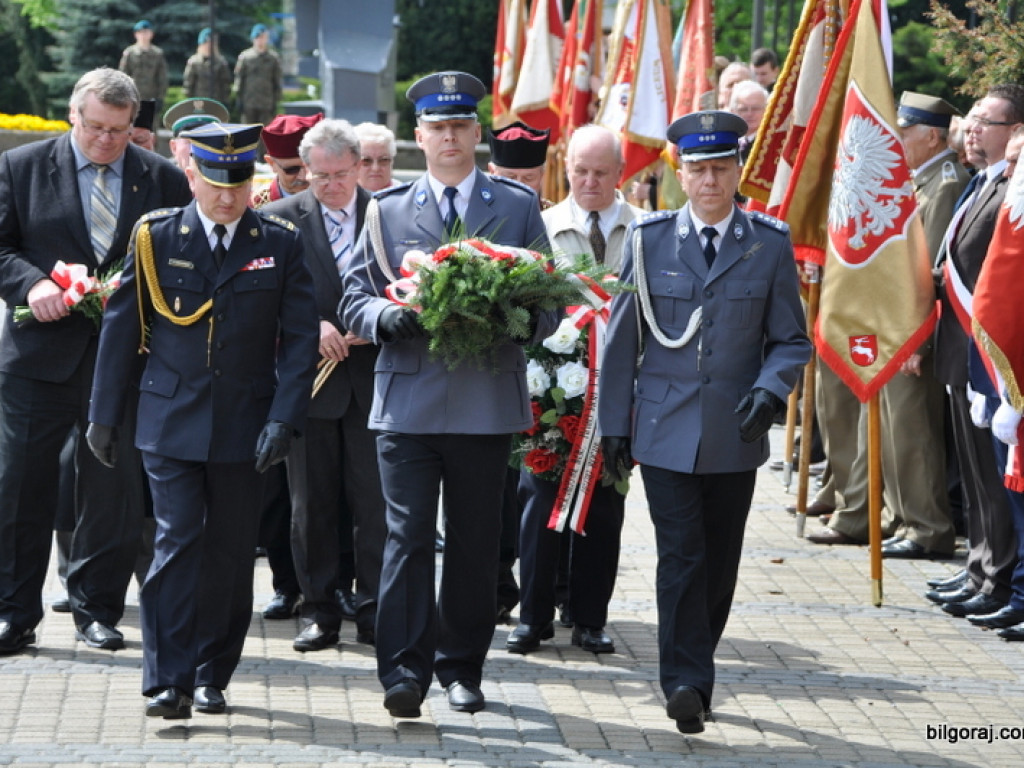 Biłgoraj: 225. rocznica uchwalenia Konstytucji 3 Maja (FOTO, AUDIO)