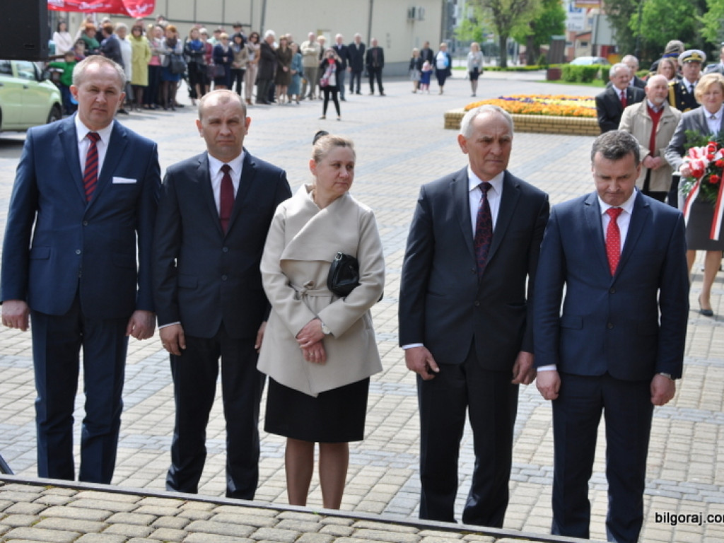 Biłgoraj: 225. rocznica uchwalenia Konstytucji 3 Maja (FOTO, AUDIO)