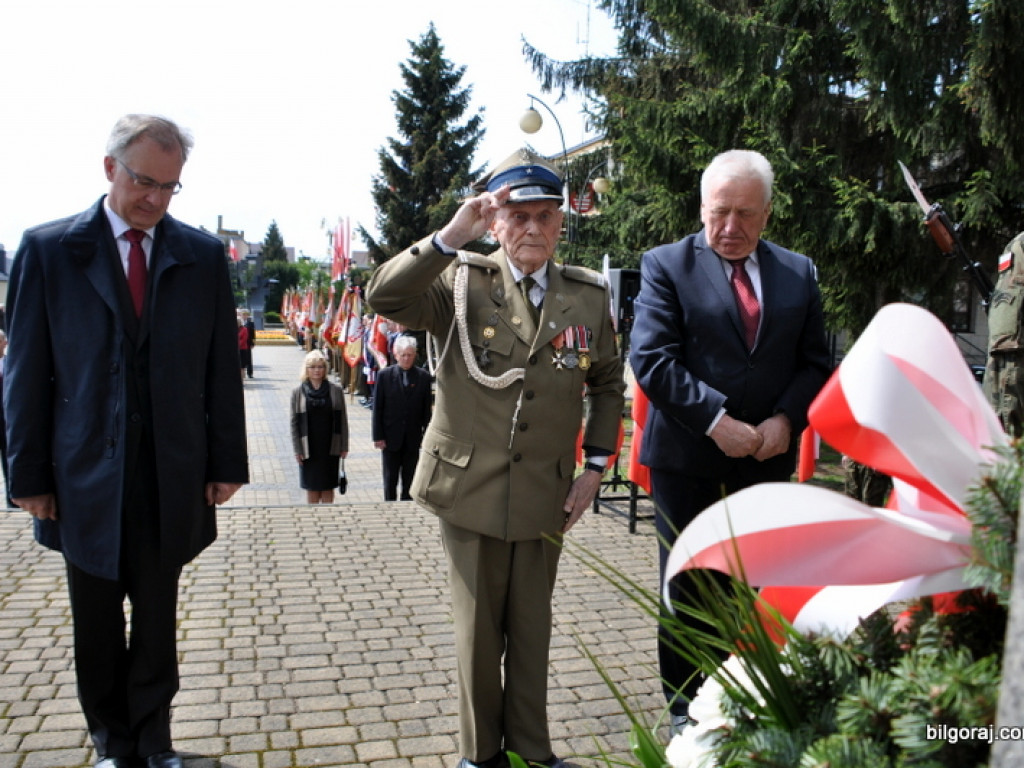 Biłgoraj: 225. rocznica uchwalenia Konstytucji 3 Maja (FOTO, AUDIO)