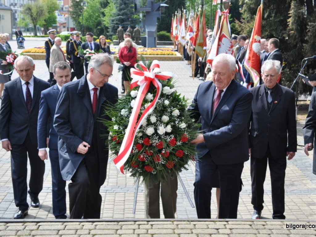 Biłgoraj: 225. rocznica uchwalenia Konstytucji 3 Maja (FOTO, AUDIO)