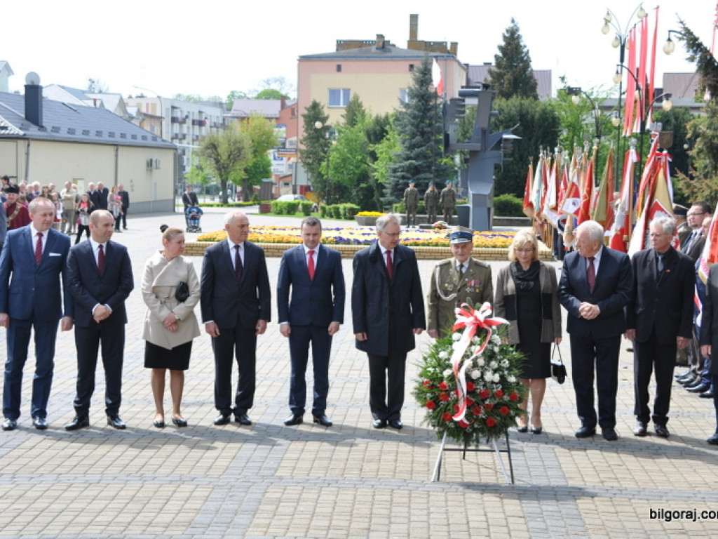 Biłgoraj: 225. rocznica uchwalenia Konstytucji 3 Maja (FOTO, AUDIO)
